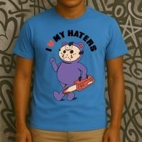 I Love My Haters Teddy Bear T-Shirt thumb 3