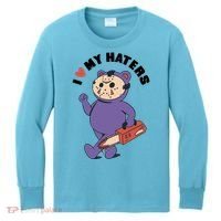I Love My Haters Teddy Bear Kids Long Sleeve Shirt thumb 0
