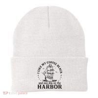 I Like My Coffee Black And My Tea In The Harbor Us Patriotic Beanie thumb 0