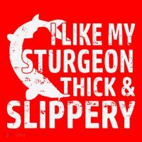 I Like My Sturgeon Thick And Slippery Fishing Santa Hat thumb 1