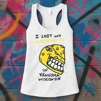 I Lost My Cheeseginity In Kenosha Wisconsin Women's Tank Top thumb 3