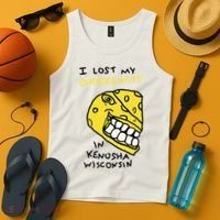 I Lost My Cheeseginity In Kenosha Wisconsin Tank Top thumb 4