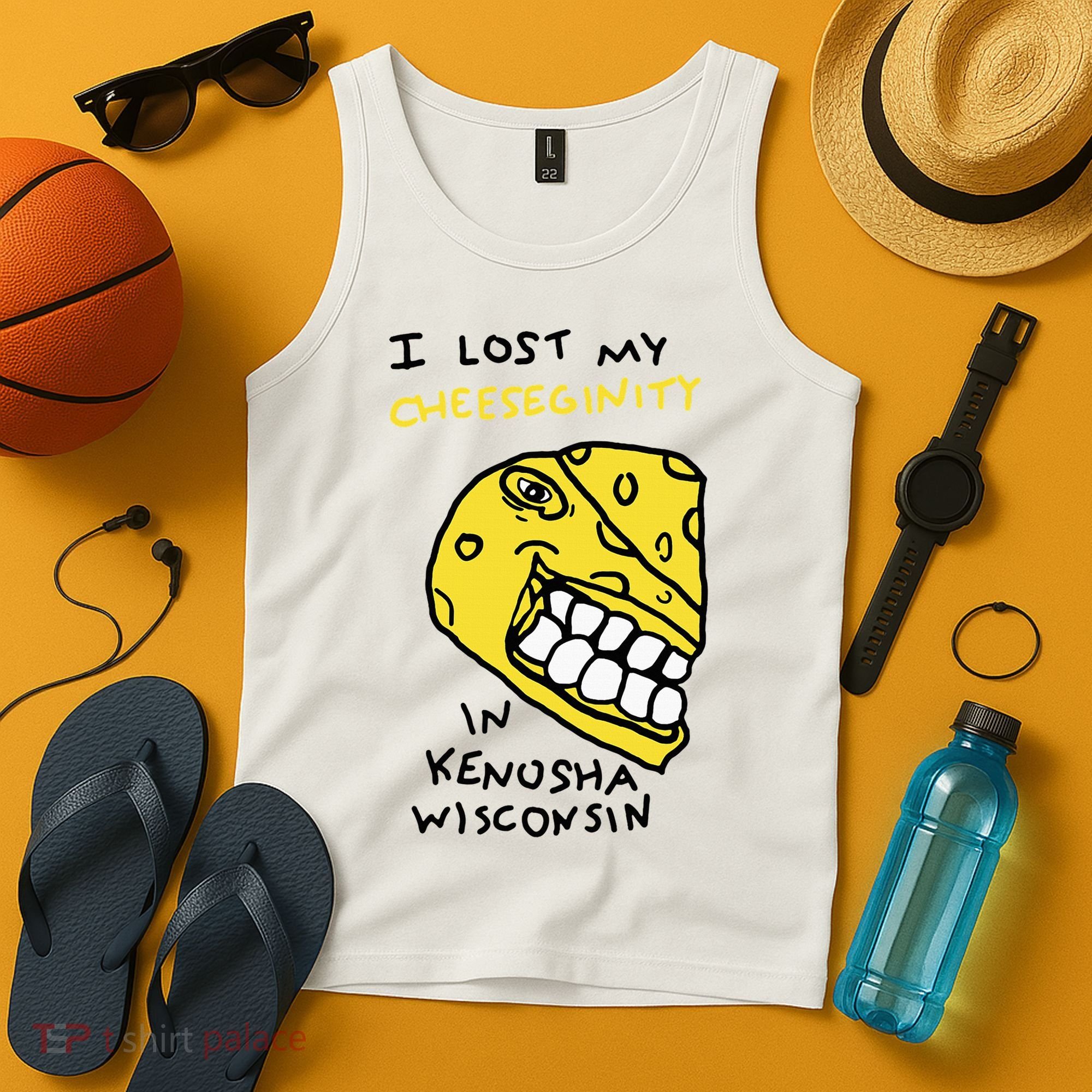 I Lost My Cheeseginity In Kenosha Wisconsin Tank Top