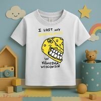 I Lost My Cheeseginity In Kenosha Wisconsin Toddler T-Shirt thumb 3