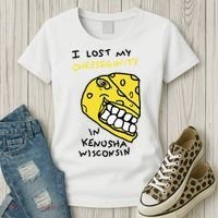 I Lost My Cheeseginity In Kenosha Wisconsin Women's T-Shirt thumb 3