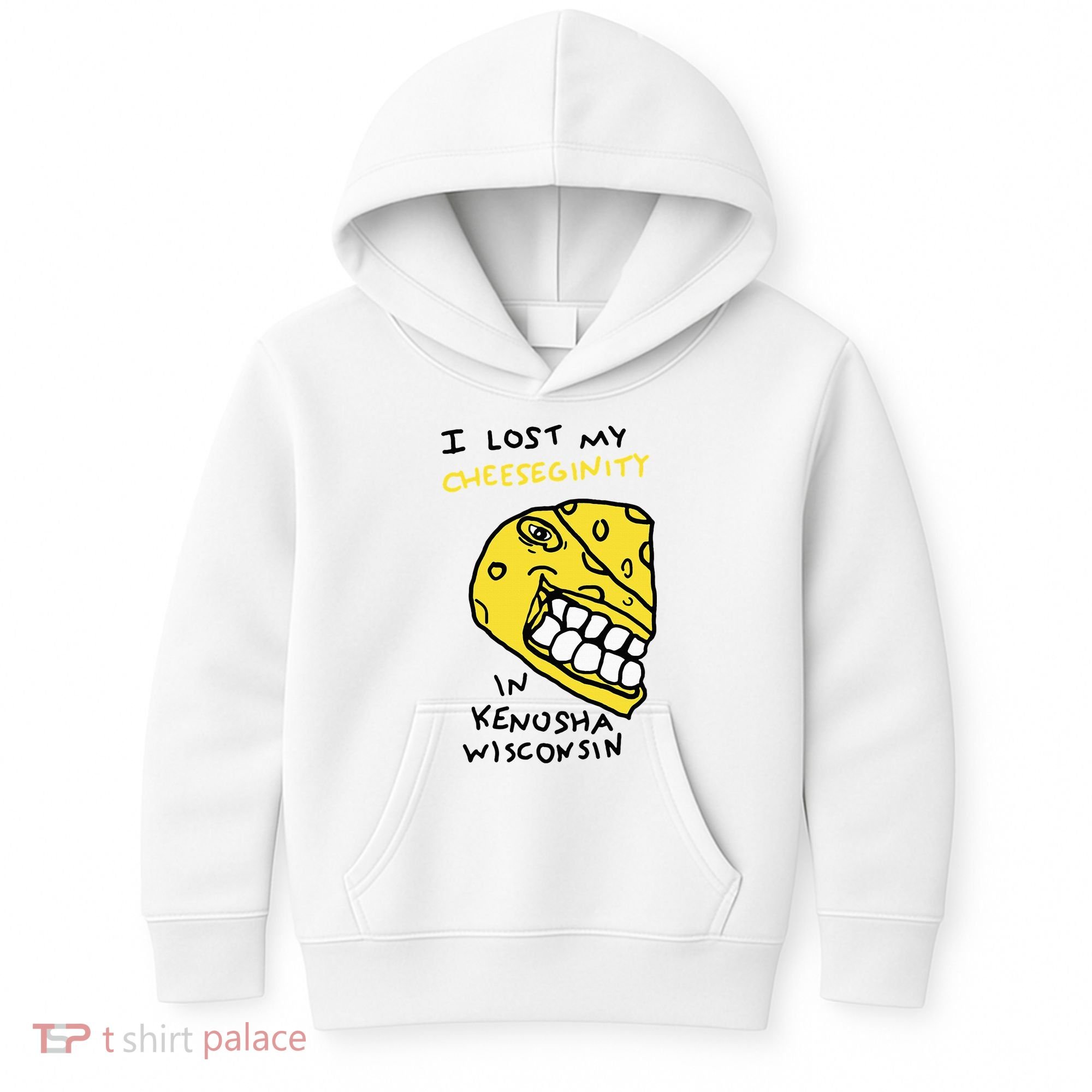 I Lost My Cheeseginity In Kenosha Wisconsin Kids Hoodie