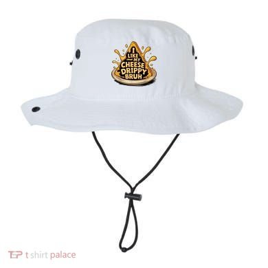 I Like My Cheese Drippy Bruh Funny Meme Pop Culture Bucket Hat