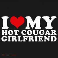 I Love My Hot Cougar Girlfriend I Heart My Hot Cougar Gf T-Shirt thumb 7