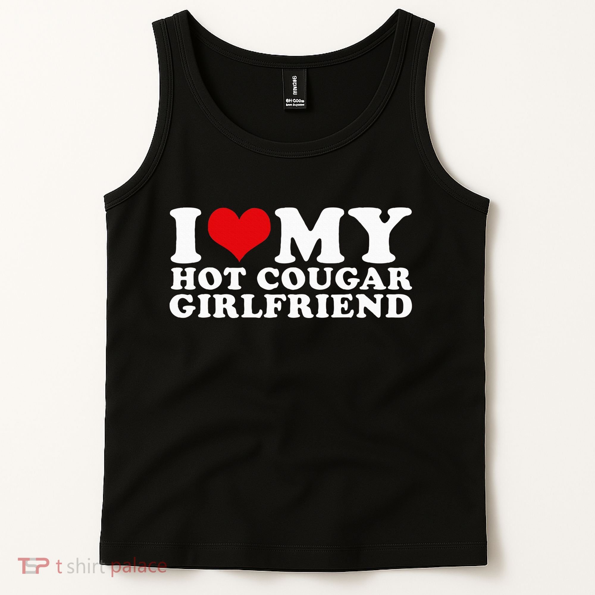 I Love My Hot Cougar Girlfriend I Heart My Hot Cougar Gf Tank Top