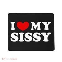 I Love My Sissy I Heart My Sister Mousepad thumb 0