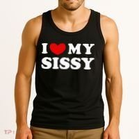 I Love My Sissy I Heart My Sister Tank Top thumb 3