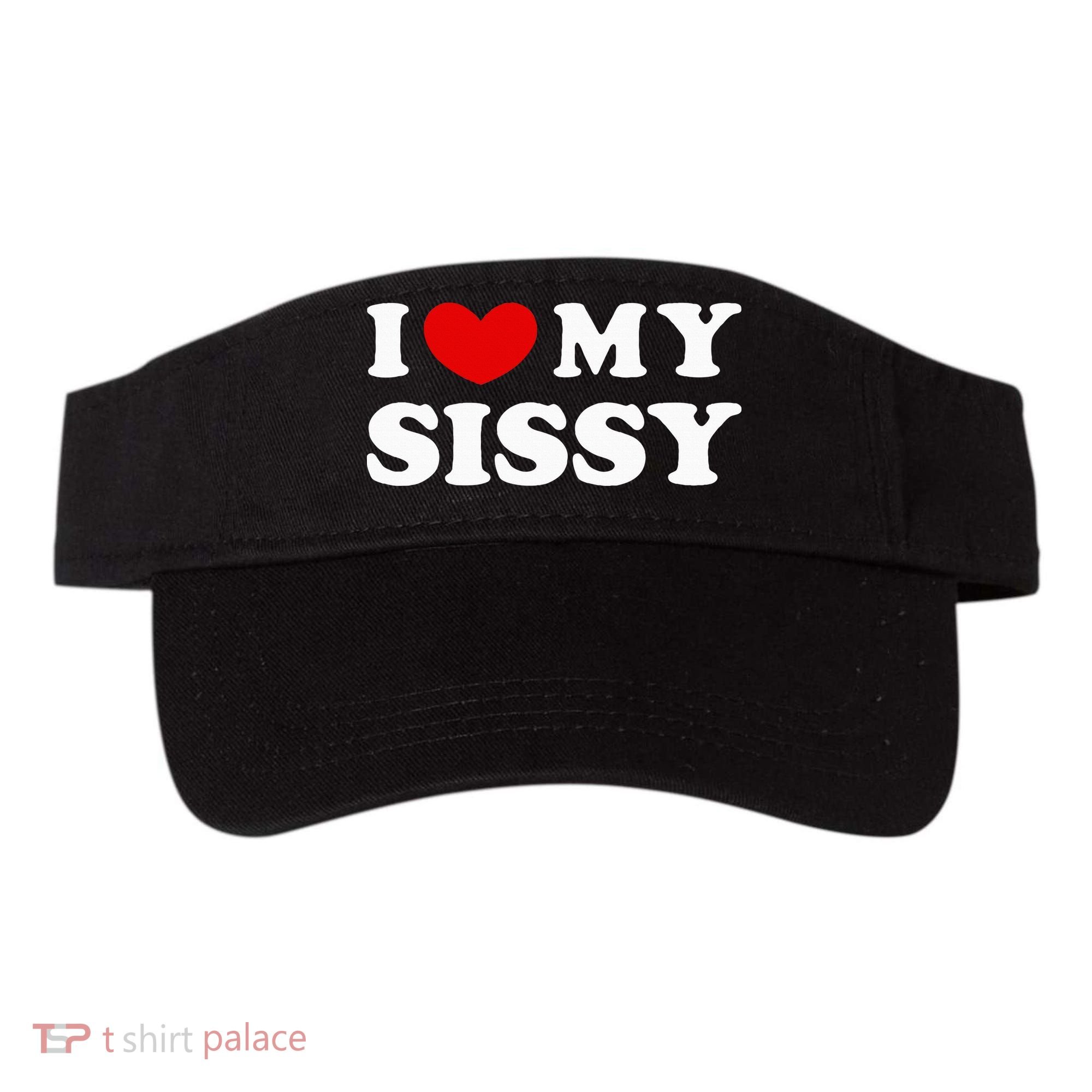 I Love My Sissy I Heart My Sister Visor