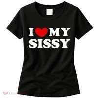 I Love My Sissy I Heart My Sister Women's T-Shirt thumb 0