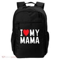I Love My Mama Heart Celebrate Mom Gift Backpack thumb 0
