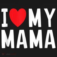 I Love My Mama Heart Celebrate Mom Gift Women's Hoodie thumb 2