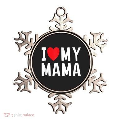 I Love My Mama Heart Celebrate Mom Gift Ornament
