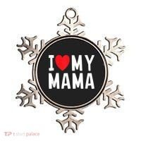 I Love My Mama Heart Celebrate Mom Gift Ornament thumb 0