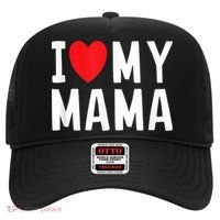 I Love My Mama Heart Celebrate Mom Gift Hat thumb 0