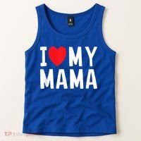 I Love My Mama Heart Celebrate Mom Gift Tank Top thumb 2