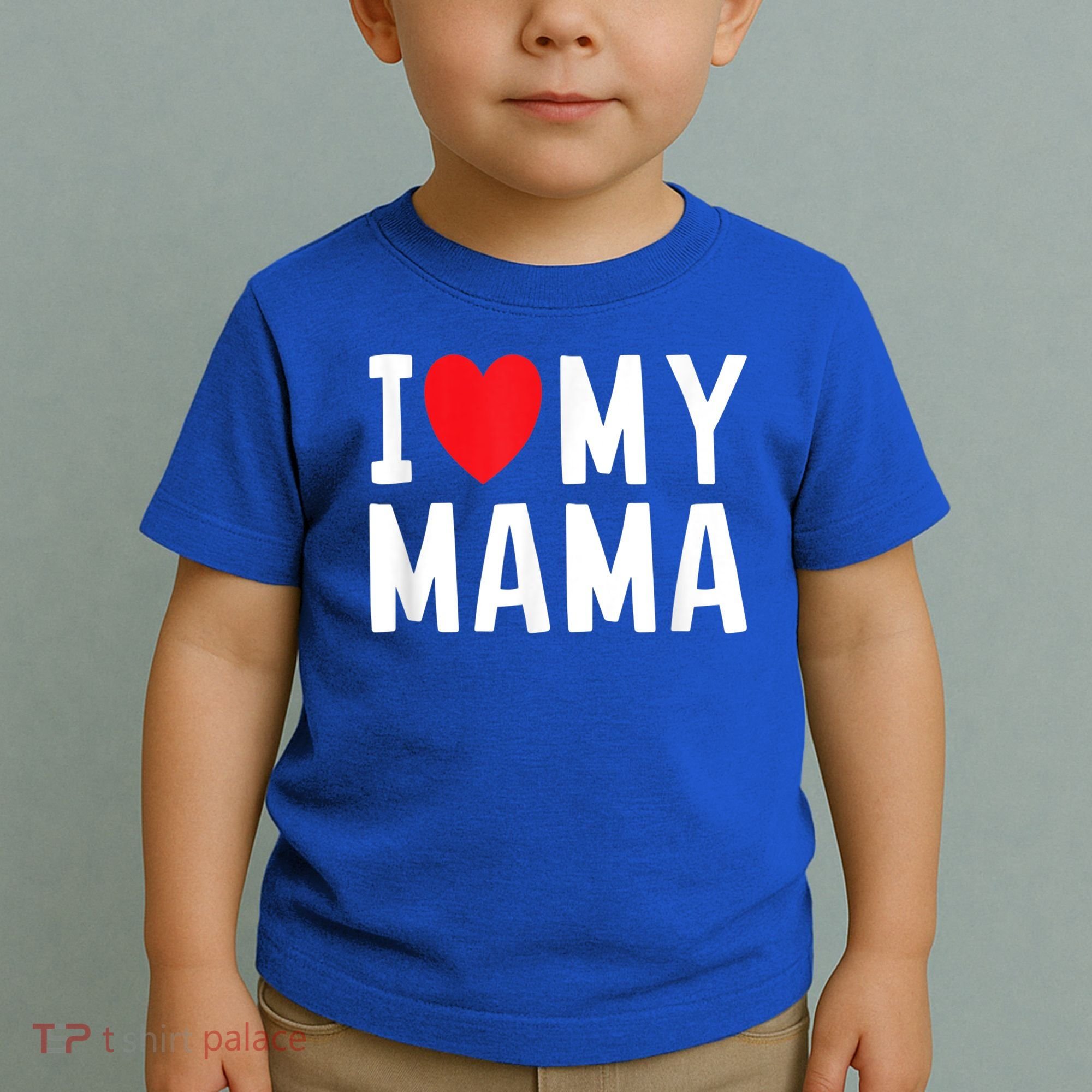 I Love My Mama Heart Celebrate Mom Gift Toddler T-Shirt