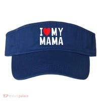 I Love My Mama Heart Celebrate Mom Gift Visor thumb 0