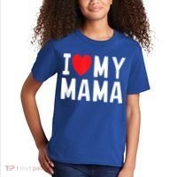 I Love My Mama Heart Celebrate Mom Gift Kids T-Shirt thumb 2