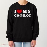 I Love My Copilot I Heart My Copilot Great Gift Women's Sweatshirt thumb 0