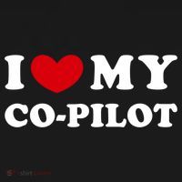 I Love My Copilot I Heart My Copilot Great Gift Backpack thumb 2