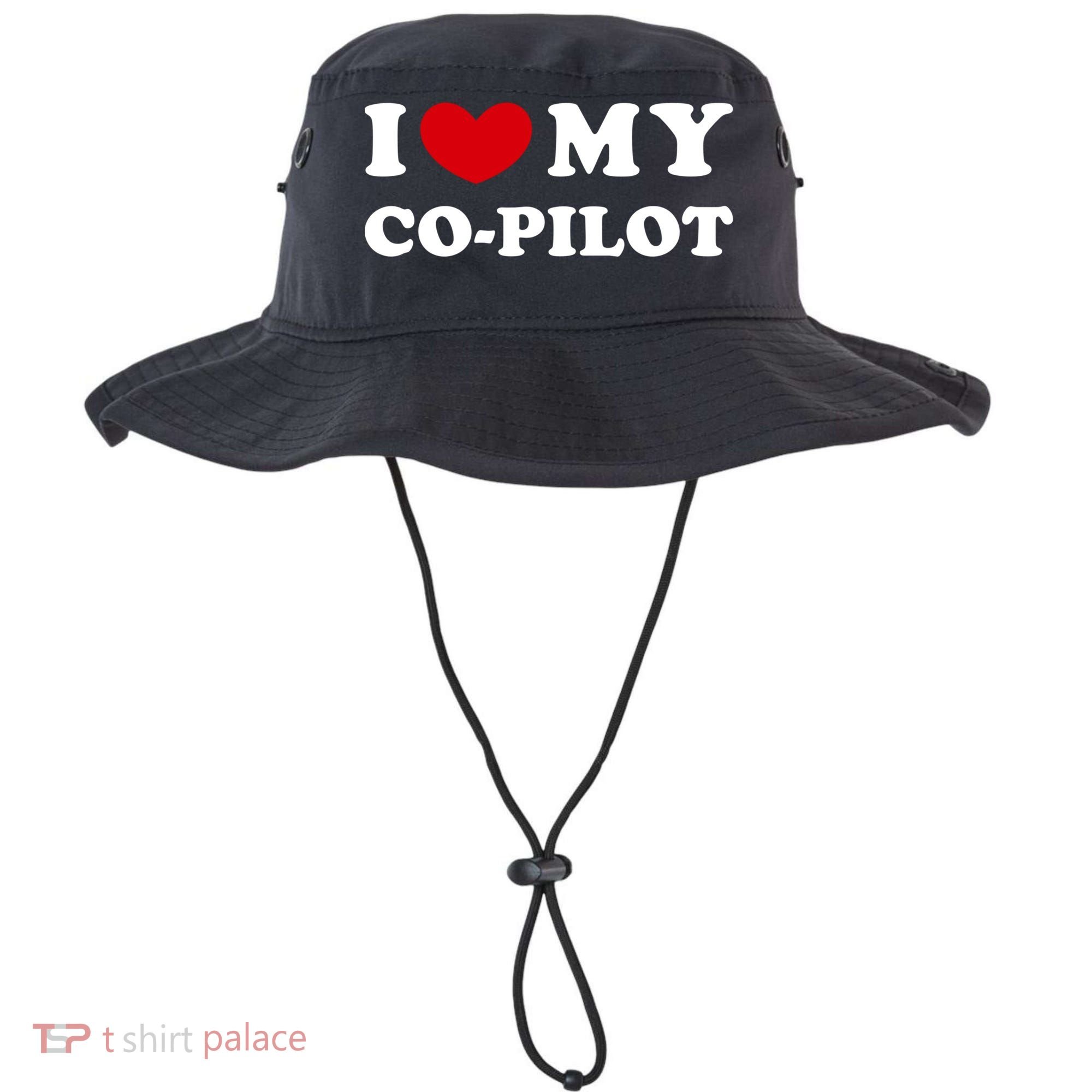 I Love My Copilot I Heart My Copilot Great Gift Bucket Hat