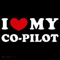 I Love My Copilot I Heart My Copilot Great Gift Women's Hoodie thumb 2