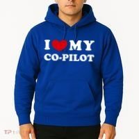 I Love My Copilot I Heart My Copilot Great Gift Hoodie thumb 2