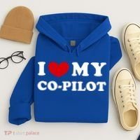 I Love My Copilot I Heart My Copilot Great Gift Hoodie thumb 4