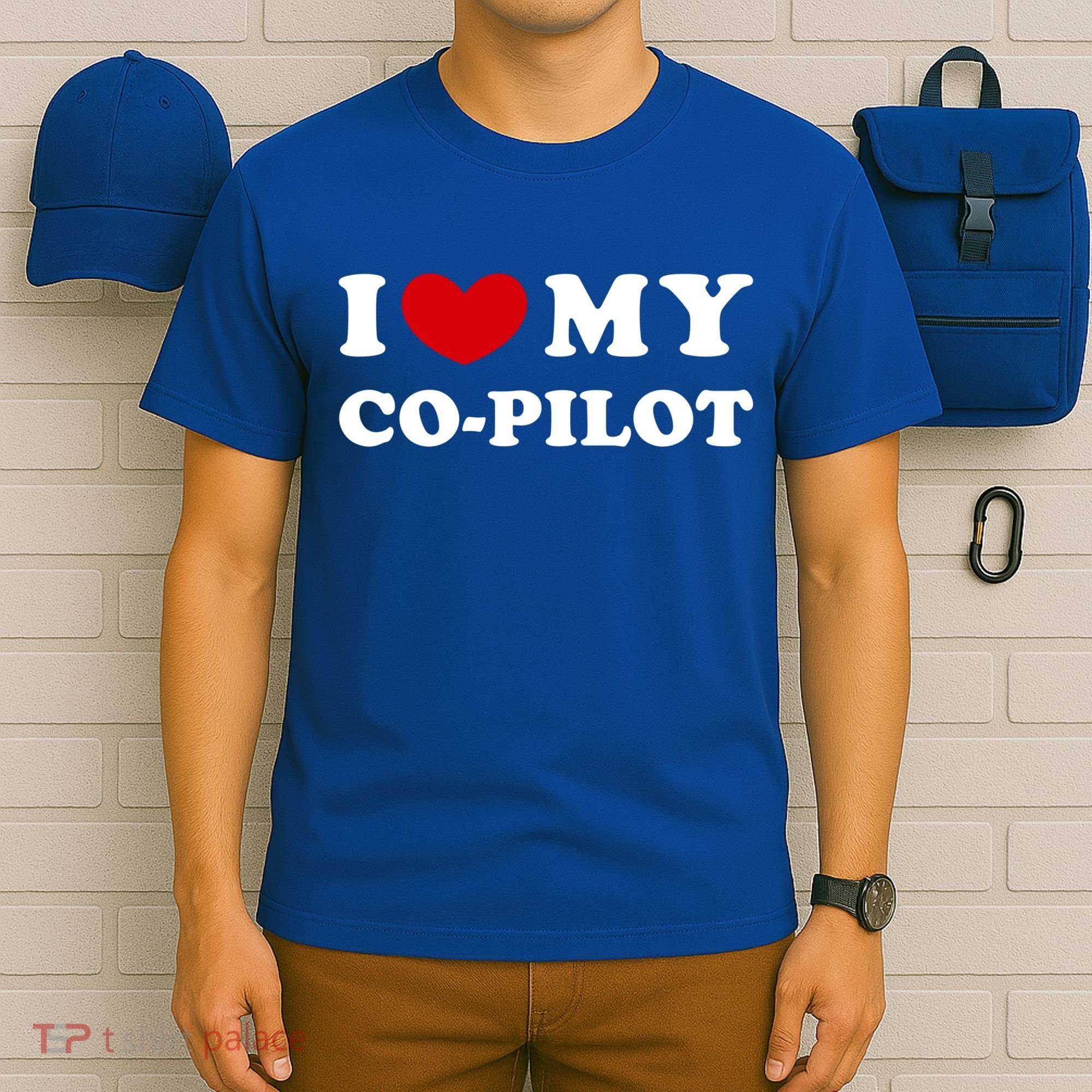 I Love My Copilot I Heart My Copilot Great Gift T-Shirt