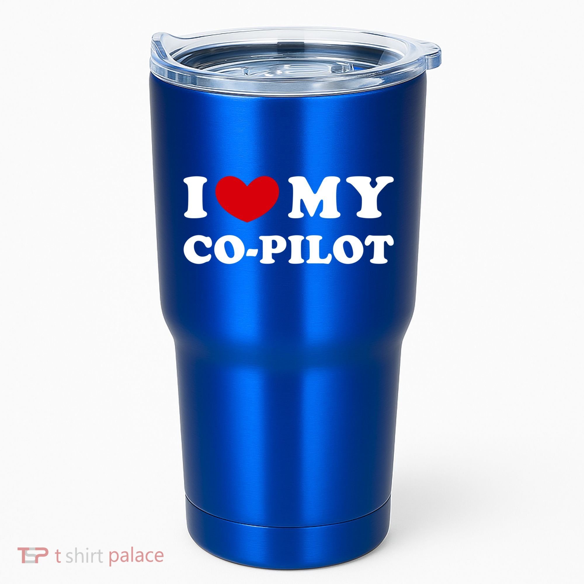 I Love My Copilot I Heart My Copilot Great Gift Tumbler