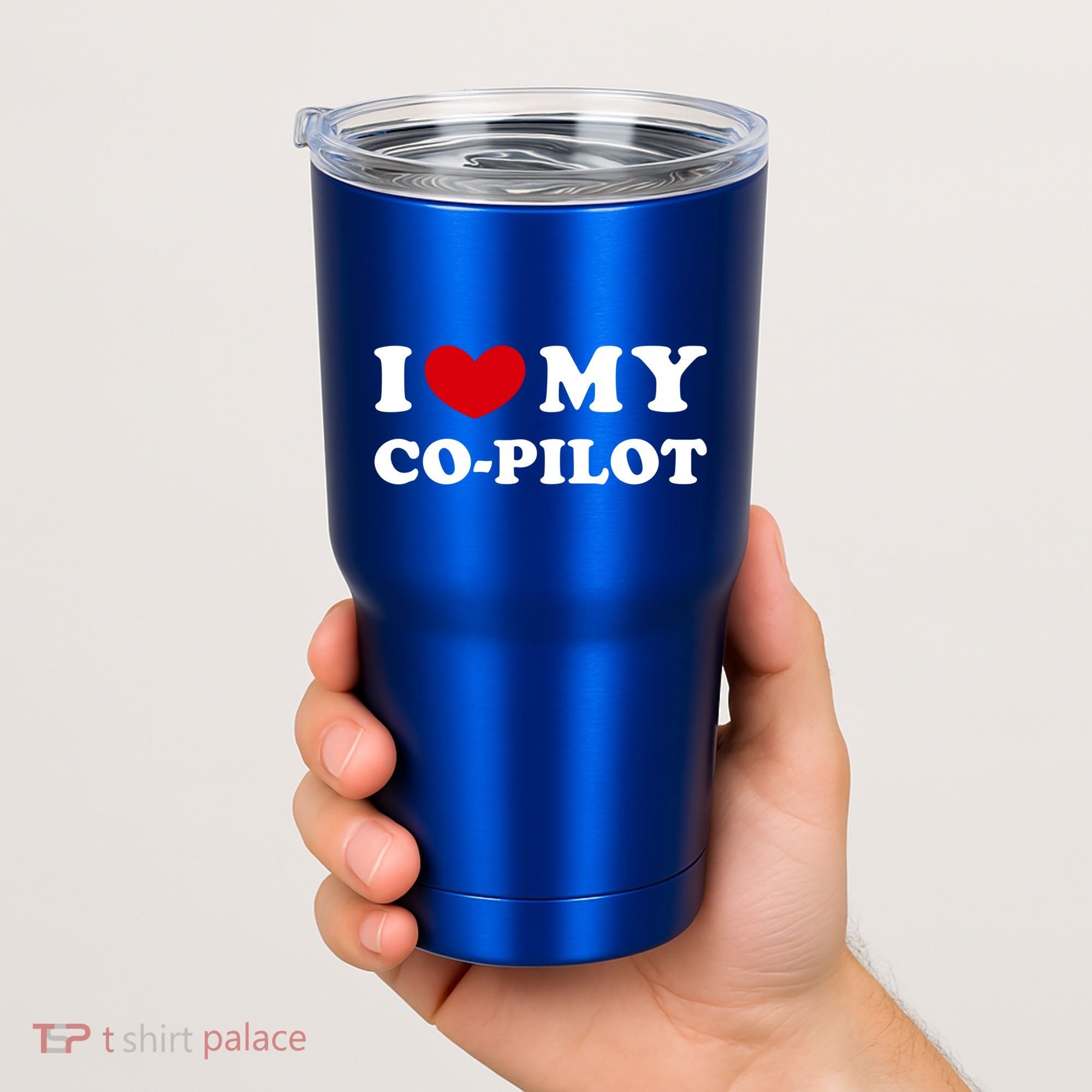 I Love My Copilot I Heart My Copilot Great Gift Tumbler