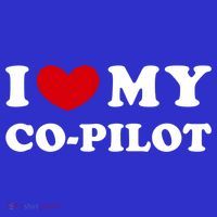 I Love My Copilot I Heart My Copilot Great Gift Toddler T-Shirt thumb 4
