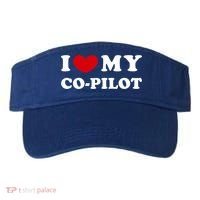 I Love My Copilot I Heart My Copilot Great Gift Visor thumb 0