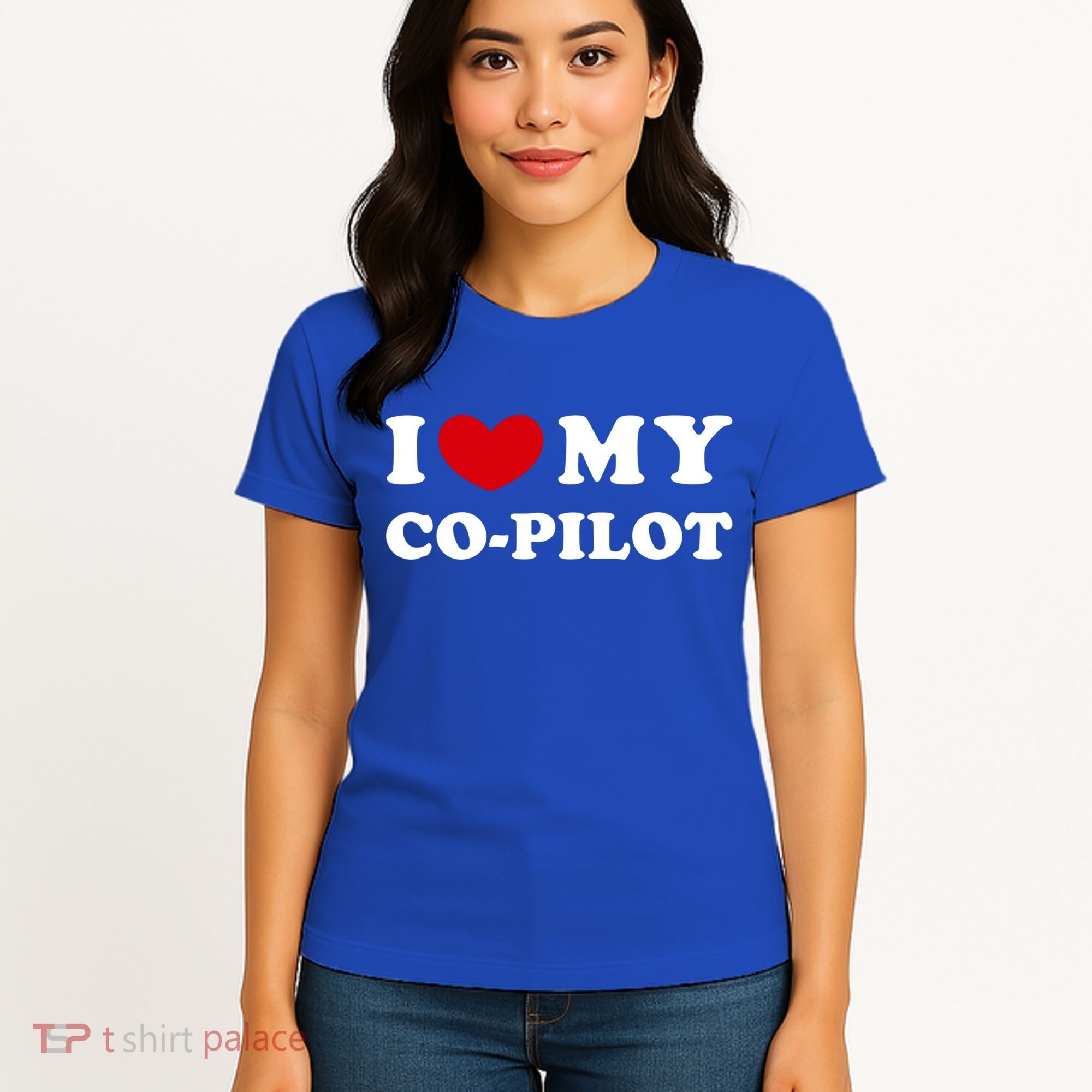 I Love My Copilot I Heart My Copilot Great Gift Women's T-Shirt