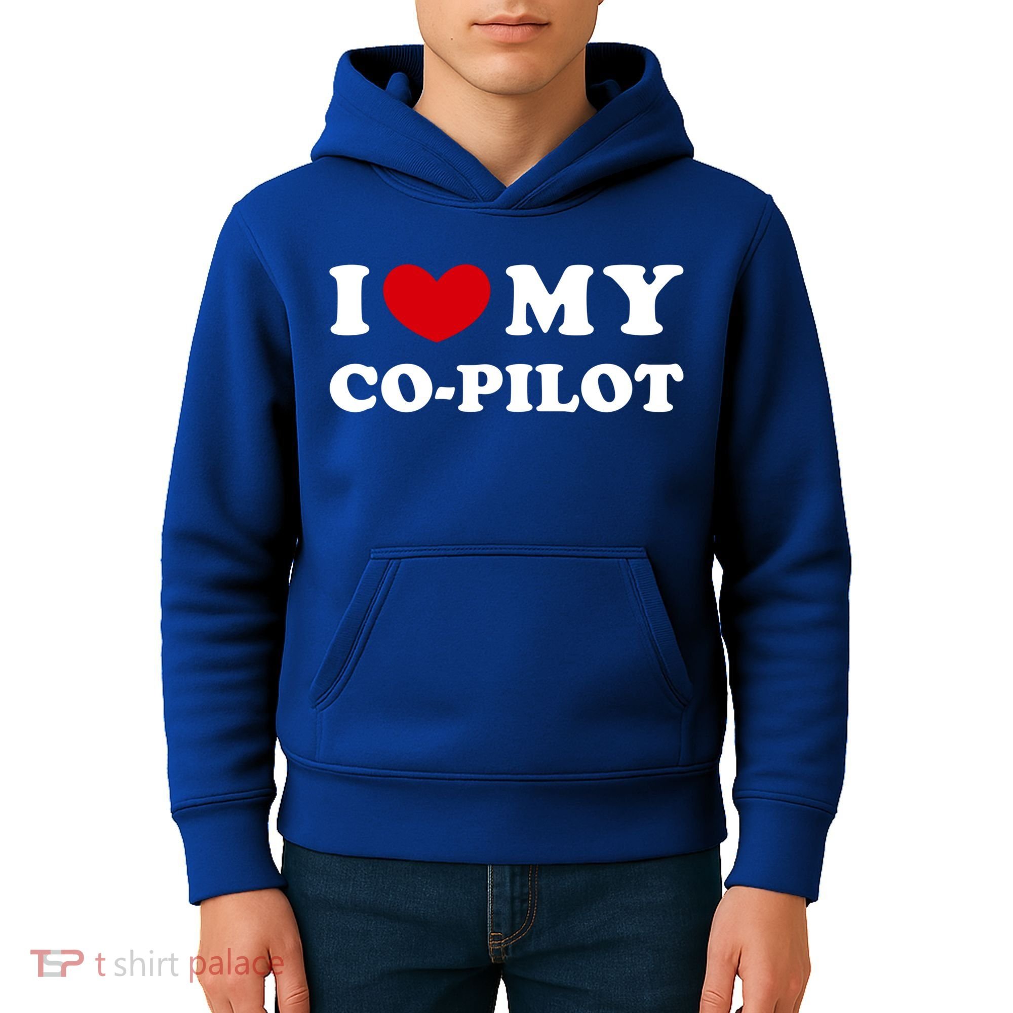 I Love My Copilot I Heart My Copilot Great Gift Kids Hoodie