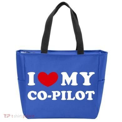 I Love My Copilot I Heart My Copilot Great Gift Tote Bag