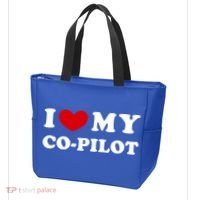 I Love My Copilot I Heart My Copilot Great Gift Tote Bag thumb 3