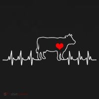 I Love My Cow Valve Ekg Heartbeat Heart Patient Women's Tank Top thumb 5