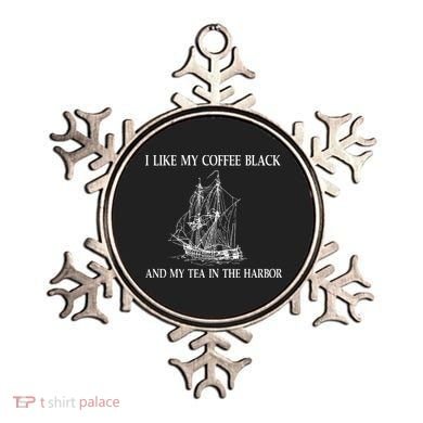 I Like My Coffee Black And Tea In The Harbor Ornament