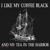 I Like My Coffee Black And Tea In The Harbor Ornament thumb 1