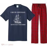 I Like My Coffee Black And Tea In The Harbor Pajama Set thumb 0