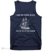 I Like My Coffee Black And Tea In The Harbor Tank Top thumb 0