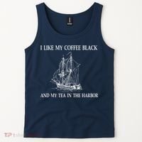 I Like My Coffee Black And Tea In The Harbor Tank Top thumb 2