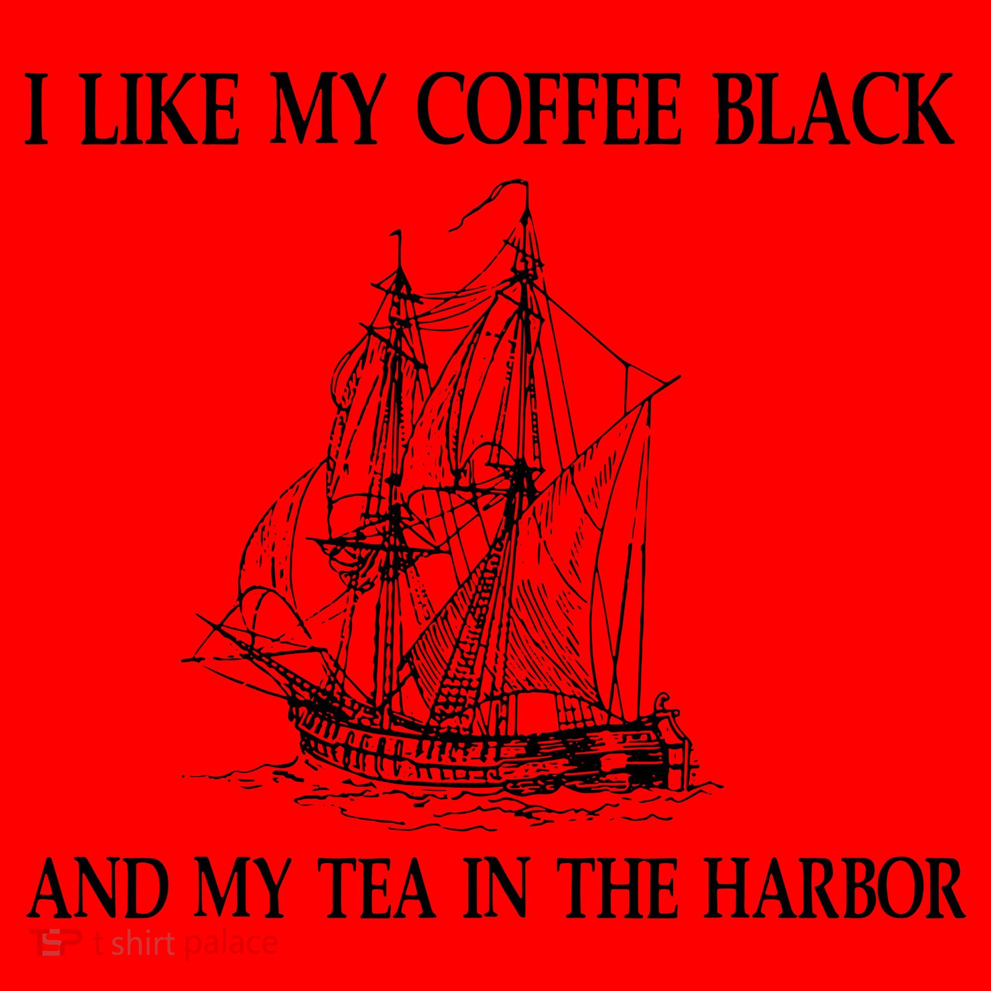 I Like My Coffee Black And Tea In The Harbor Santa Hat