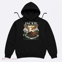 In Loving Memory Jackie Eagle Hoodie thumb 0