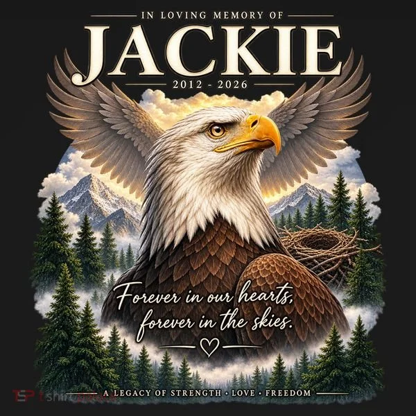 In Loving Memory Jackie Eagle Bucket Hat